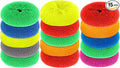 Blulu Plastic Dish Scrubbers for Dishes Pot Round Nylon Pad, Mesh Scouring Non by Blulu