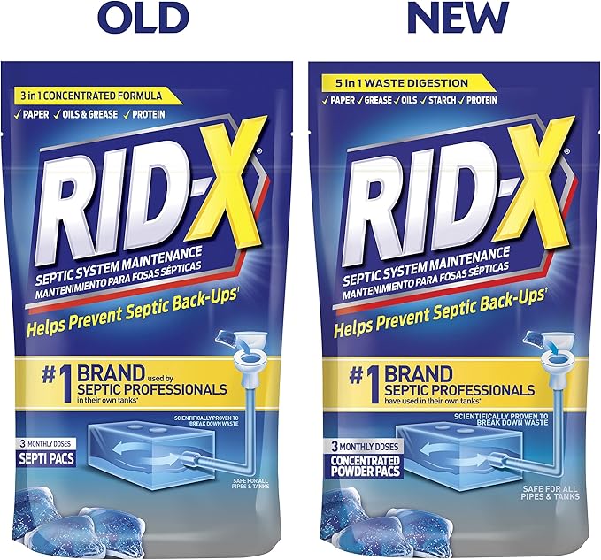 Rid-X Septic System Treatment, Septic Tank Treatment, 3-Monthly Supply Dual - Image 7