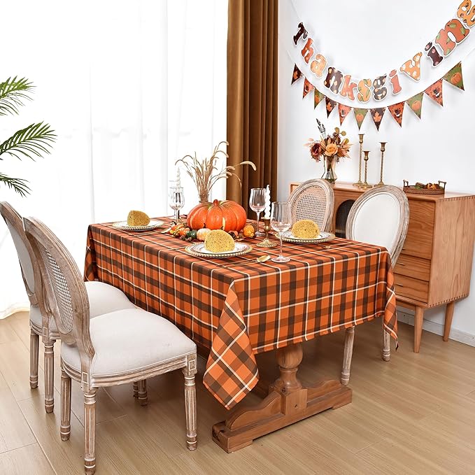 Gingham Tablecloth Fabric - Image 4