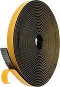 Black Weather Stripping Door Seal Strip, Strong Adhesive, Lightproof, Soundproof by Amzjjle