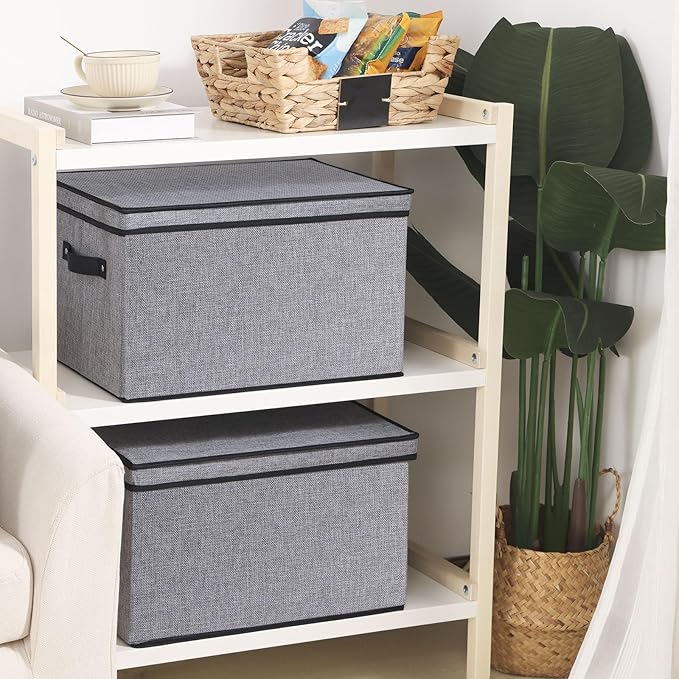 Storage Boxes, 15 x 9.8 x 8.3 Inch Baskets - Image 8