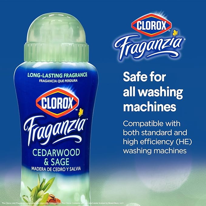 Clorox Fraganzia Laundry Scent Booster Crystals in Cedarwood & Sage Scent - Image 4