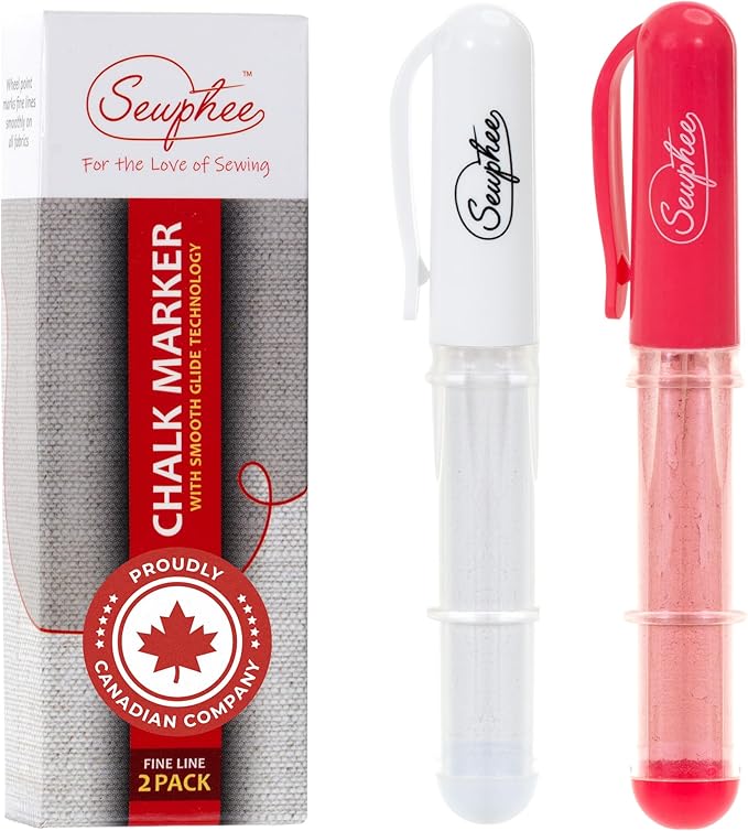Fabric Markers for Sewing – Ergonomic Tailors Chalk Pen by Sewphee