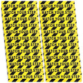Boao 24 Pieces Watch Your Step Stickers Sign 6 x 24 Inch Caution Watch Your by Boao