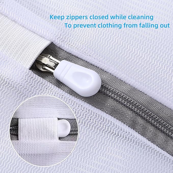 Lingerie Bags for Washing Delicates 3Pcs Mesh Laundry Bags Net Wash Bag for - Image 4