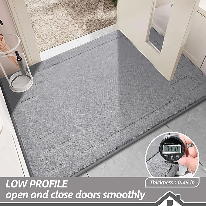 BEQHAUSE Door Mat 32" x 48", Non-Slip Door Mats Indoor Entryway Rugs Washable - Image 5