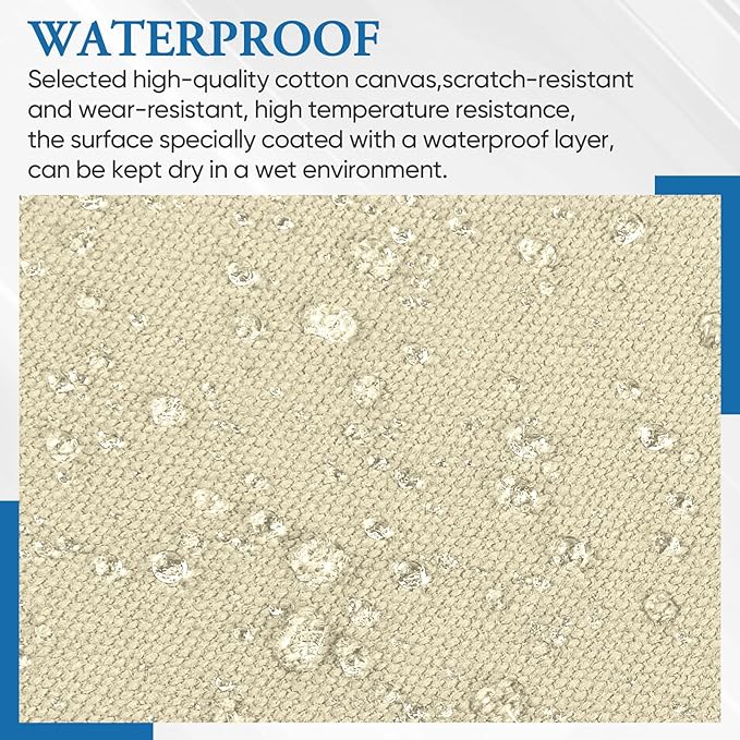 Canvas Patch 5.5 x 8 Inches 6Pcs Self-Adhesive Waterproof Canvas Patch Kit - Image 3