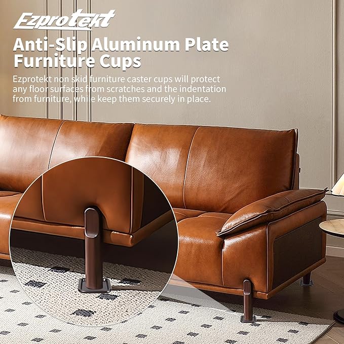Ezprotekt 1 3/4" Square Non Slip Furniture Pads - Image 5