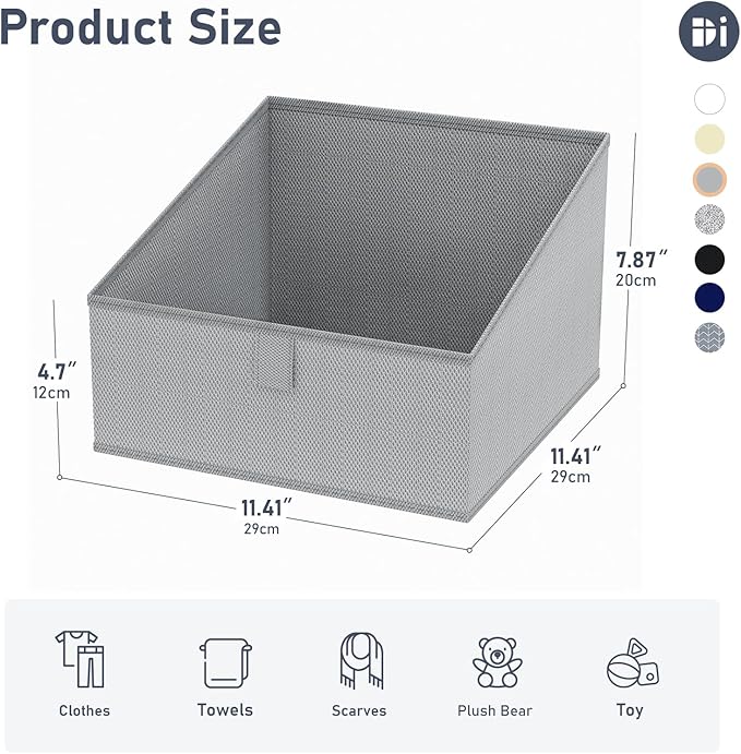 DIMJ Closet Storage Bins 8 Pack - Image 2
