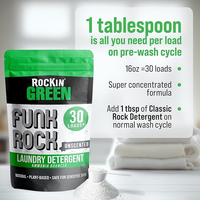 Rockin' Green Laundry Detergent, Plant based, All Natural Laundry Detergent - Image 6