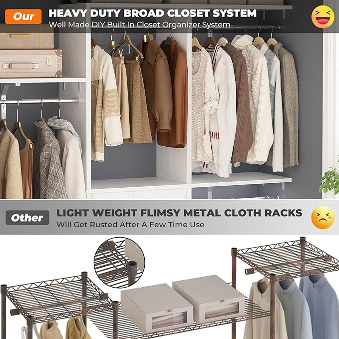 Armocity 5FT Small Closet System - Image 3
