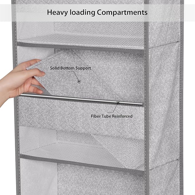 Univivi 5-Shelf Door Storage Over Door Hanging Organizer - Image 5