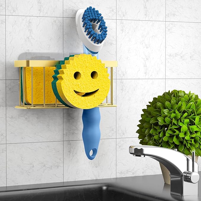 Sponge Holder Smiley Face, Sink Caddy, Sink Organizer - Image 6