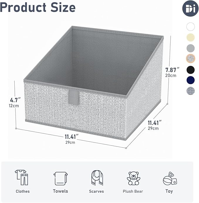 DIMJ Closet Storage Bins 10 Pack - Image 2