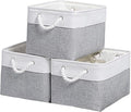 15x11x9.5 Inch Storage Baskets for Shelves, 3 Pack Storage Bins，Foldable by ISEMINGLA