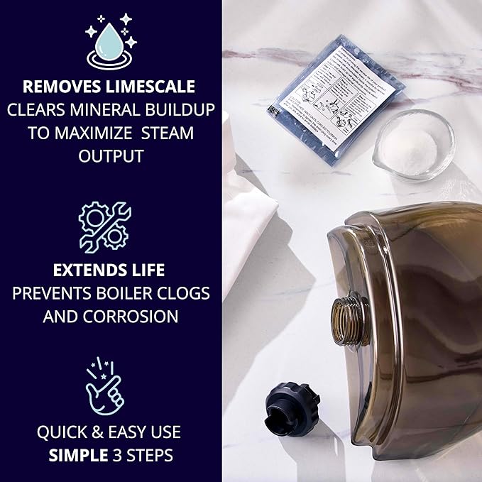 Garment Steamer Descaling Solution Decalcifier Packets - Image 6