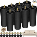 TURSTIN 16 Pack 6 Inch Plastic Furniture Legs by TURSTIN