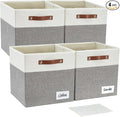 Collapsible Fabric Storage Cube Bins by Bagnizer
