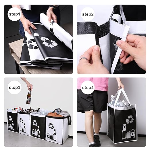 Large Recycle Waste Bag for Kitchen Home- Large Indoor Recycling Bins Trash - Image 5