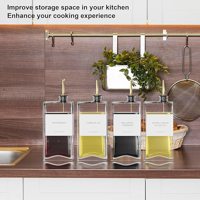 Olive Oil Dispenser for Kitchen, 16.9 oz/ 500 ml Olive Oil Dispenser Bottle - Image 7