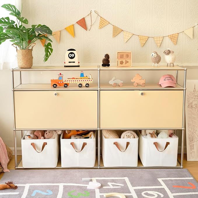 GRANNY SAYS Closet Storage Baskets, Collapsible Fabric Storage Bins - Image 2