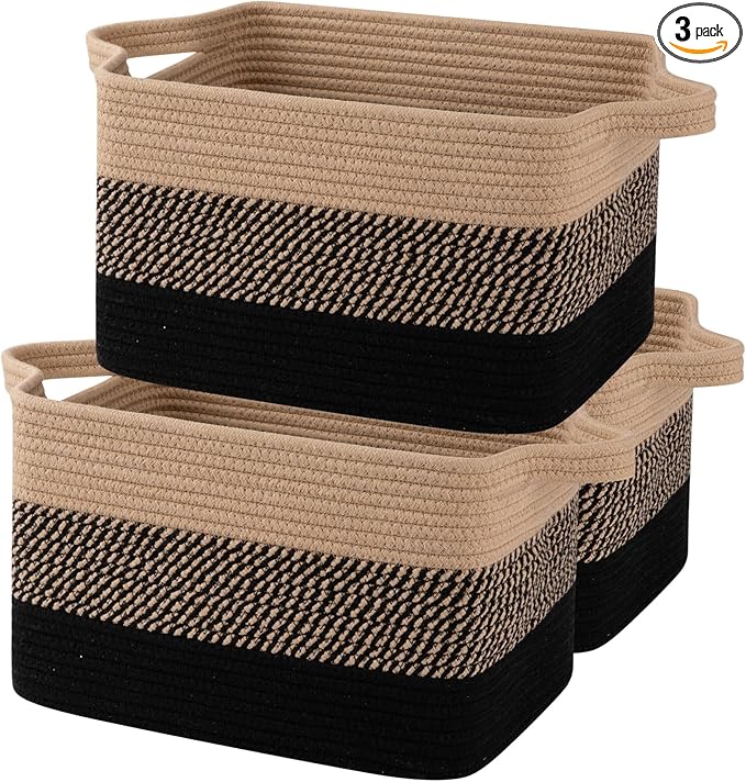 OIAHOMY Storage Basket, Woven Baskets by MasterofSpaceOptimization