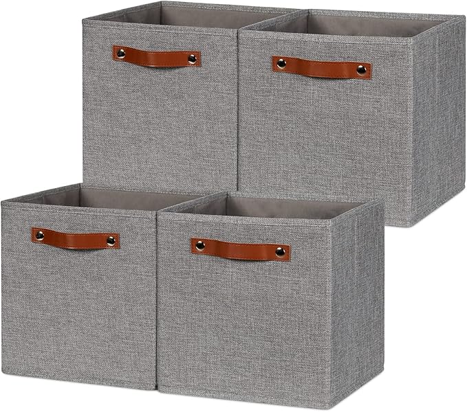 HNZIGE Shelf Storage Cubes Bins by HNZIGE