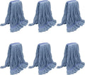 KeFanta 6 Pack Heavy Duty Commercial Mop Head Replacement, Wet Industrial by KeFanta
