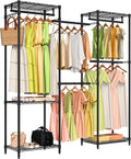Heavy Duty Clothes Rack, Freestanding Garment Rack System Closet Organizer by Unknown