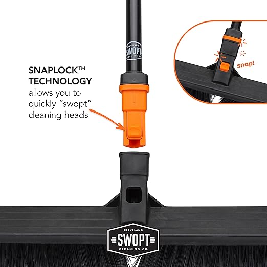 SWOPT 18” Standard Multi-Surface Push Broom Head — Indoor and Outdoor Push - Image 10