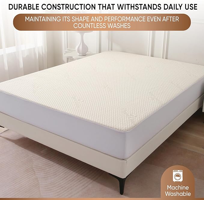 Luxury Waterproof Organic Mattress Protector Calif King - Image 6