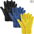 Patelai 3 Pairs Microfiber Plant Dusting Gloves Leaf Cleaning Gloves by Patelai
