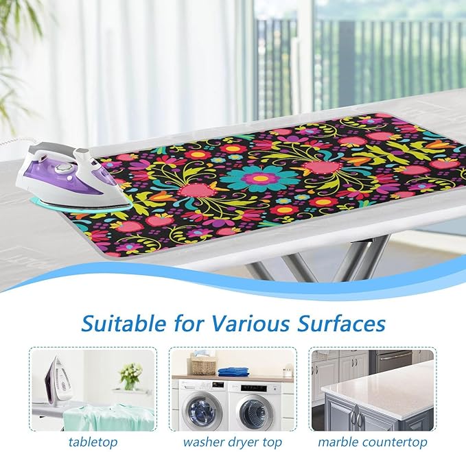 Ironing Mat Thickened Ironing Blanket Travel Portable Double-Side Using Ironing - Image 5