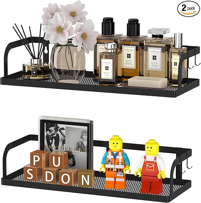 PUSDON Metal Wall Hanging Basket 2 Packs DIY Suitable by PUSDON