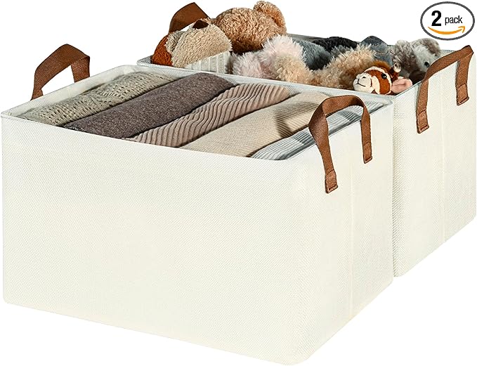 GRANNY SAYS Storage Baskets for Shelves, Closet Organizer Bins, Clothes Storage by GRANNYSAYS