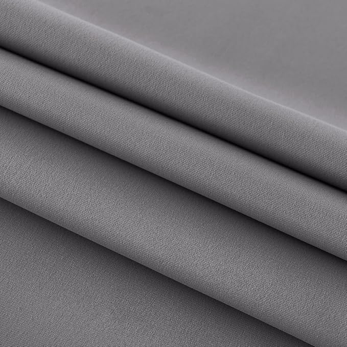 DWCN French Door Curtains – Rod Pocket Thermal Blackout Curtain - Image 5