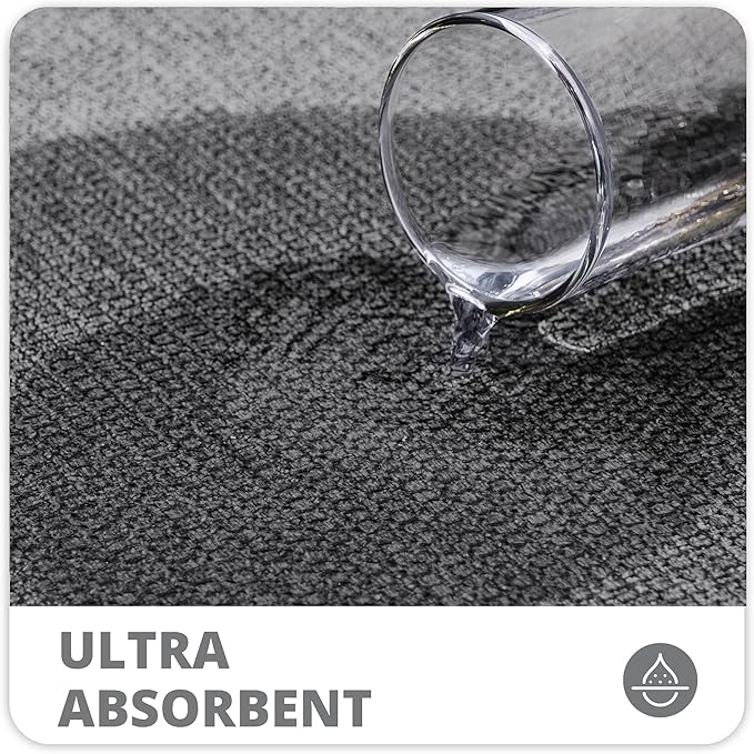 Bath Mat, Ultra Thin Bathroom Rugs, Rubber Bath Mats - Image 3