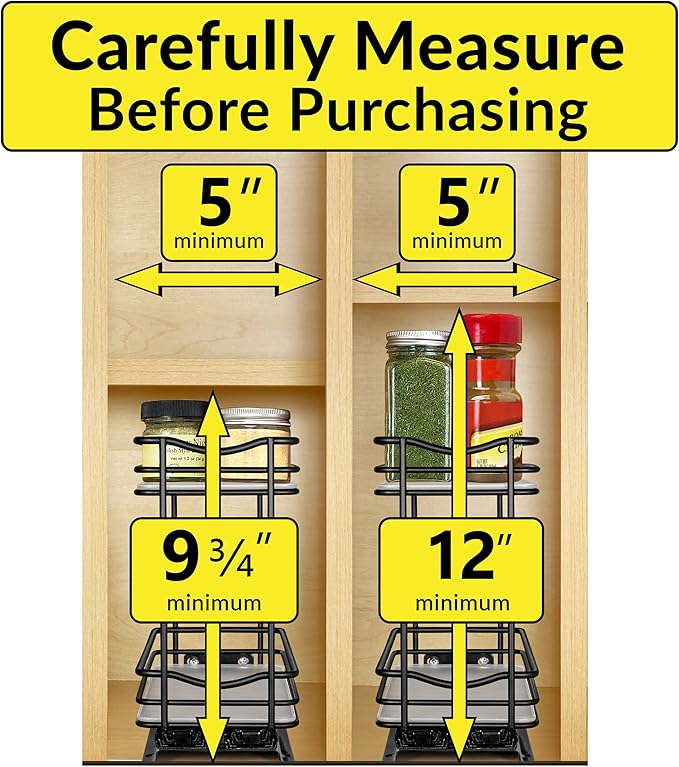 LYNK PROFESSIONAL® Pull Out Spice Rack Organizer - Image 5