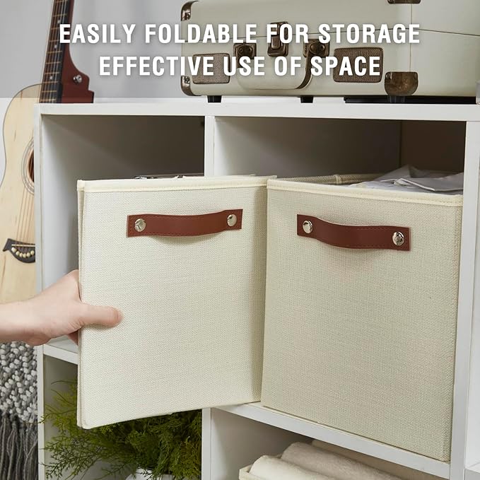 Collapsible Fabric Storage Cube Bins - Image 4