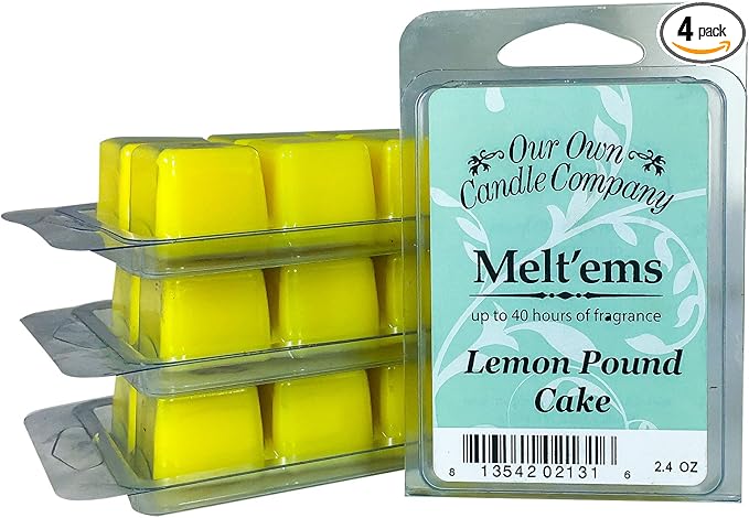 Our Own Candle Company Premium Wax Melt, Lemon Poundcake, 6 Cubes, 2.4 oz by OurOwnCandleCompanycandles