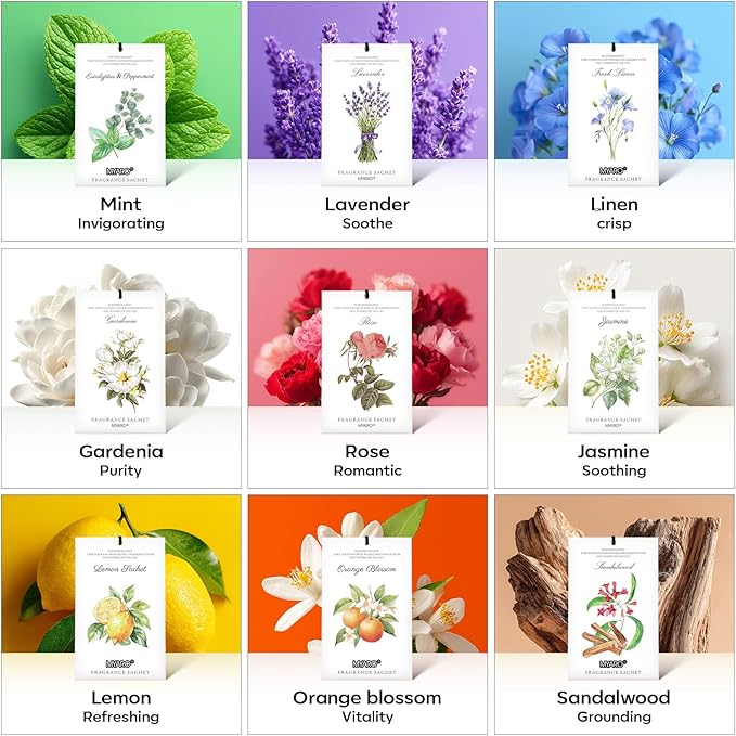 12 Pcs Rose Sachets Long Lasting Air Freshener Fragrance Potpourri Bags Odor - Image 6