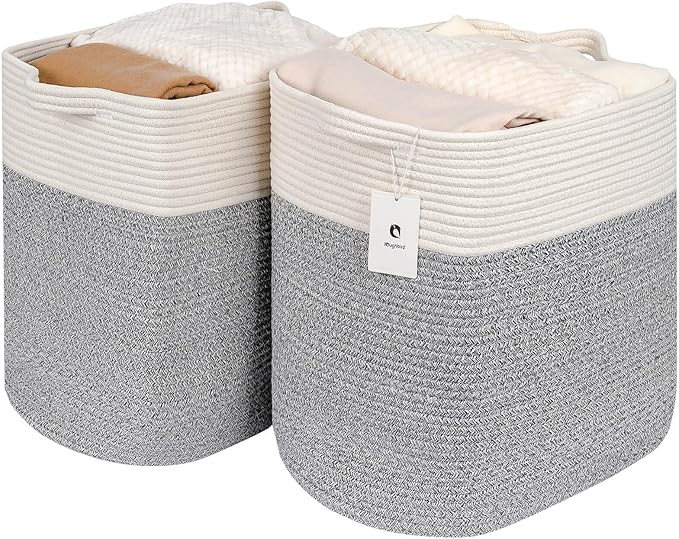 Hamper Toy Storage Collapsible Laundry Bin, Medium Fabric Organizer - Image 8
