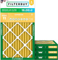Filterbuy 16x30x2 Air Filter MERV 11 Allergen Defense Replacement, by Filterbuy