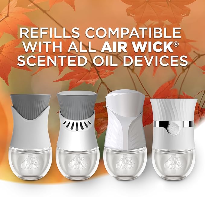 Air Wick Plug in Scented Oil Refill, Apple Cinnamon Medley, Air Freshener - Image 3