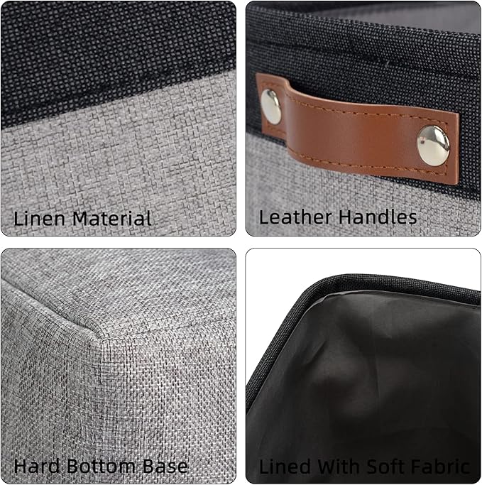 DULLEMELO Small Collapsible Fabric Basket - Image 5