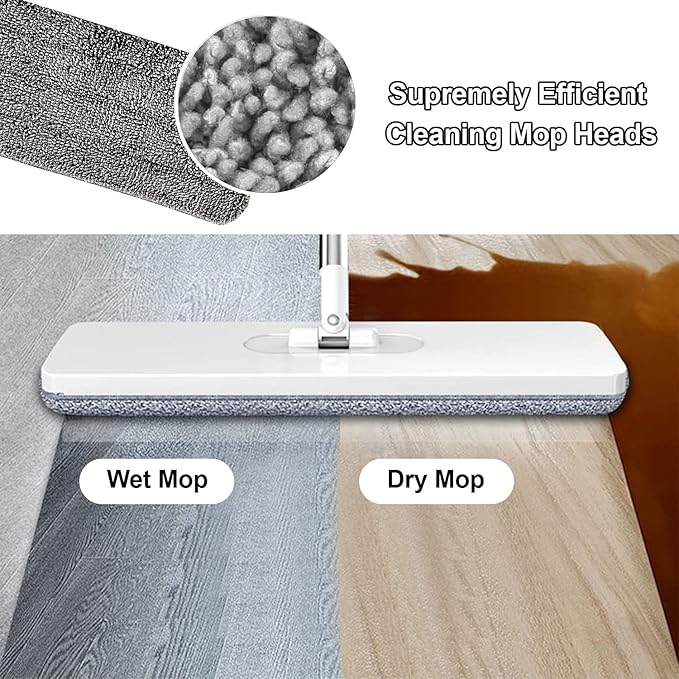 Replacement Mop Head Replacement Microfiber Mop Head Set of 2 per Pack - Image 7