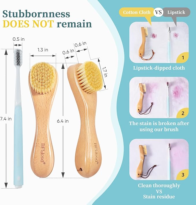 BFWood 2PCS Laundry Stain Brush - Image 2