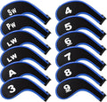 Golf 12pcs Thick Synthetic Golf Iron Head Covers Set Headcover Fit All Brands by Unknown