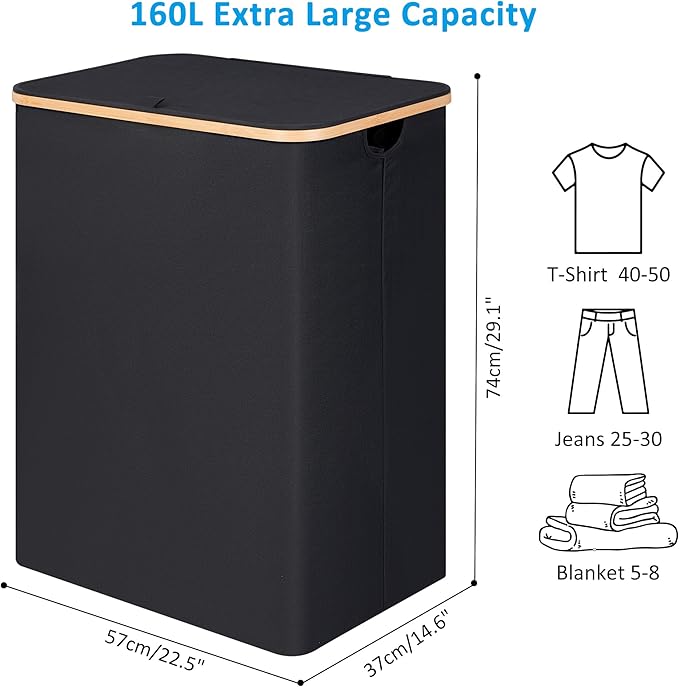 efluky Double Laundry Hamper - Image 4