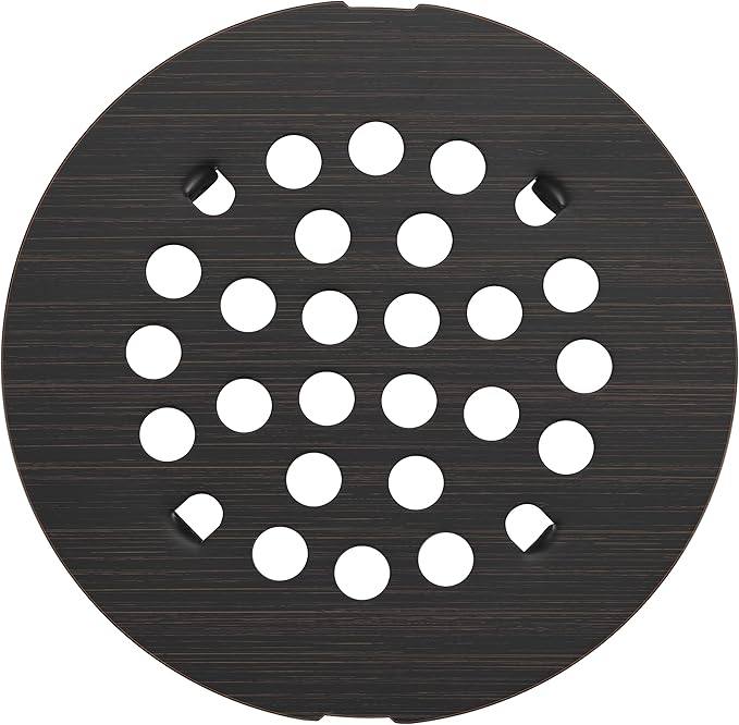 rrajj 4-1/4 Inch Round Snap-in Shower Floor Drain Cover Replacement Cover by RRAJJ